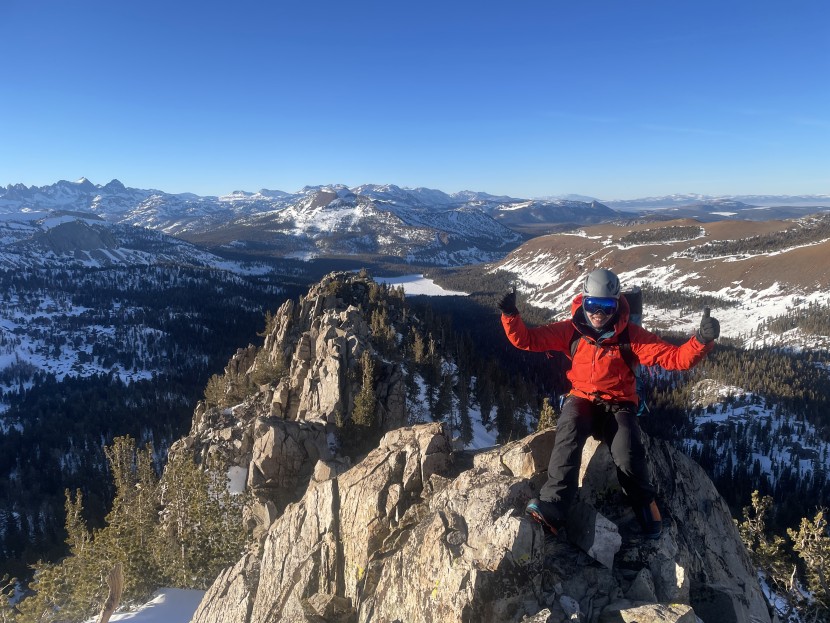 mountaineering boot - whether its a sunny summit on a cold, windy day or a shady valley...