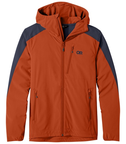 outdoor research ferrosi hoodie softshell jacket review
