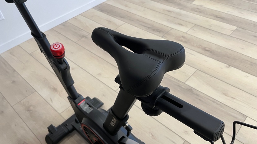 echelon connect ex-5s - we found the stock seat to be quite comfortable.