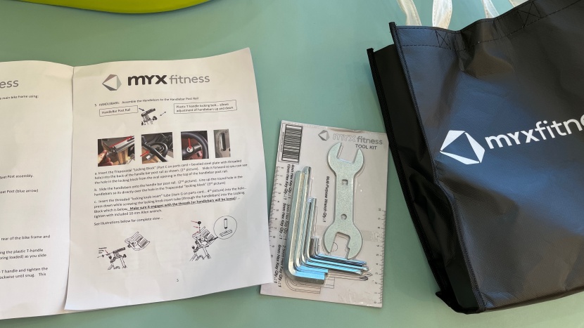 myx ii plus - with assembly included you shouldn't ever need instructions or tools...