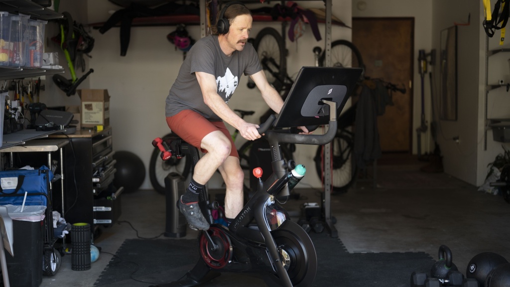 Exercise bike q discount factor