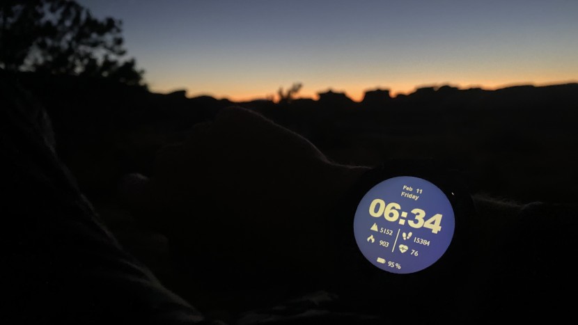 gps watch - different watches have different displays. a clean layout and bright...