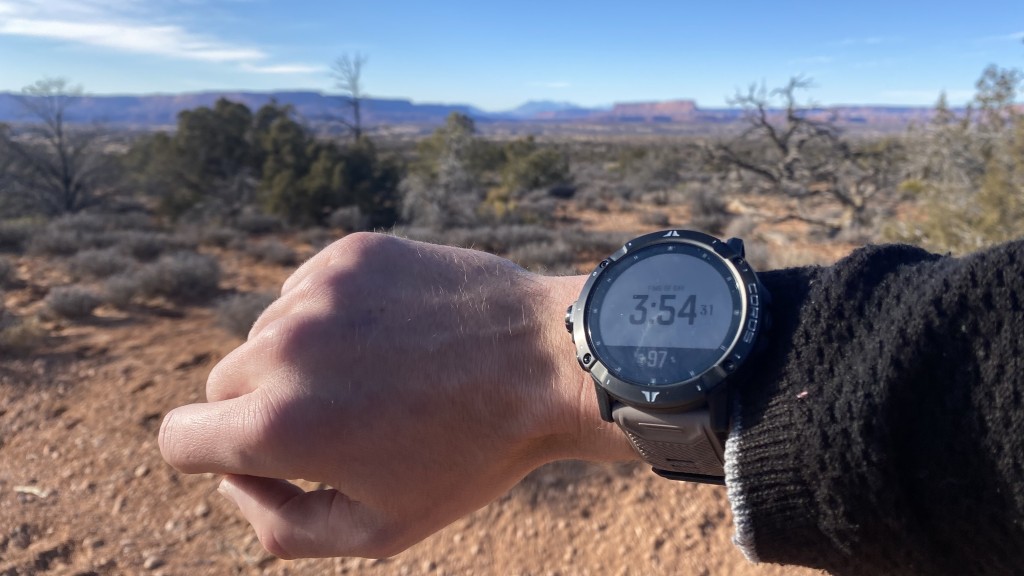 This GPS sport watch has a commendable battery life