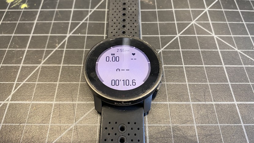 suunto 9 peak - the data fields were a bit more difficult to read on this model and...