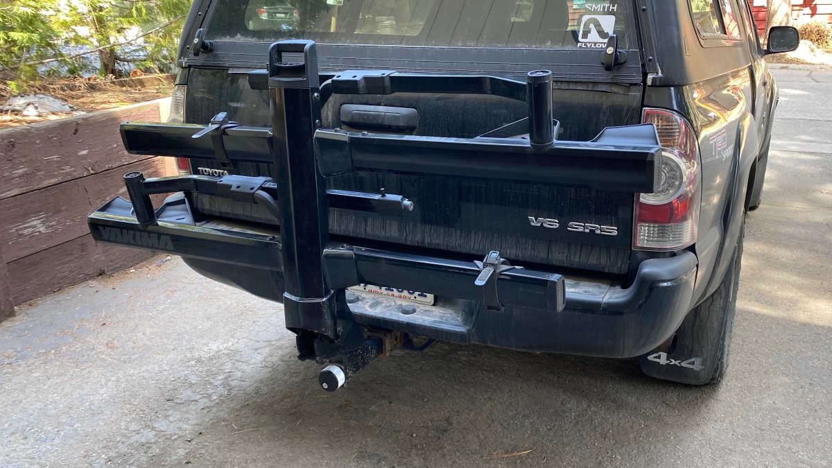 Yakima StageTwo Review (Not only is it pretty heavy but the StageTwo is also roughly the width of a mid-sized pickup truck, something to...)