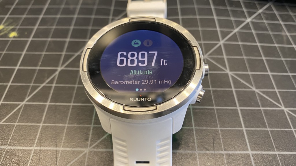Suunto - 9 G1 GPS 50mm Stainless Steel and Silicone Smart Watch