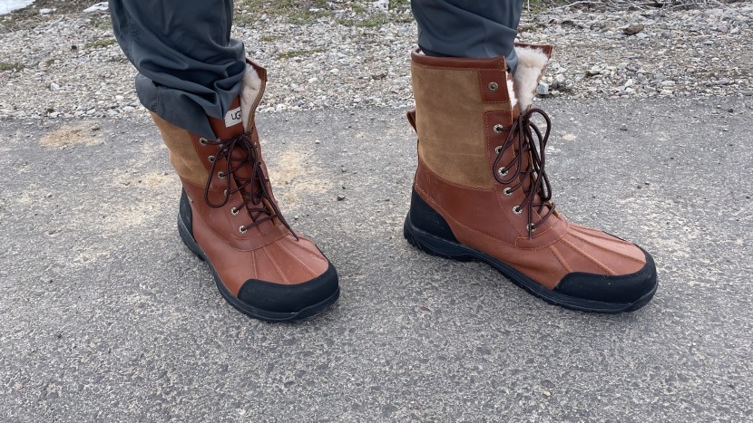 winter boots men - the comfortable ugg butte has a thick wool lining and leather that...