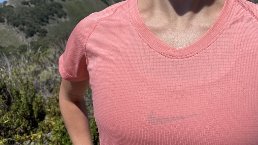 running shirt womens - the neckline of the or echo is wide enough for comfort but small...