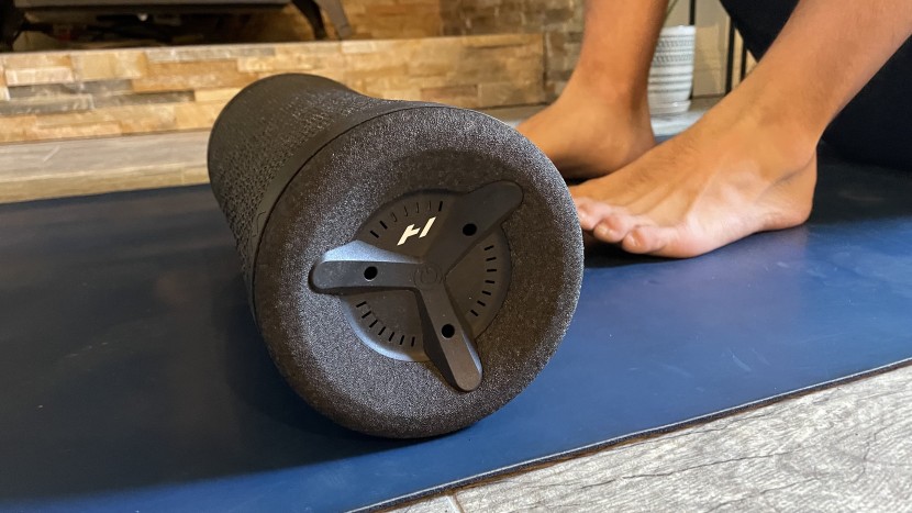 foam roller - the rubber banding around the edges of the vyper 3 help it stick to...