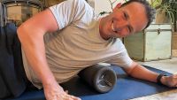 For some muscle groups, the vibrating rollers needed to be turned...