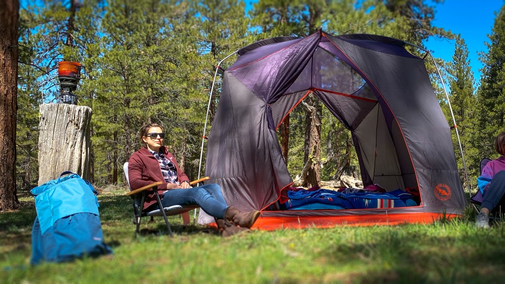 big agnes bunk house 6 - both doors open and the full mesh top make for cool summer days.