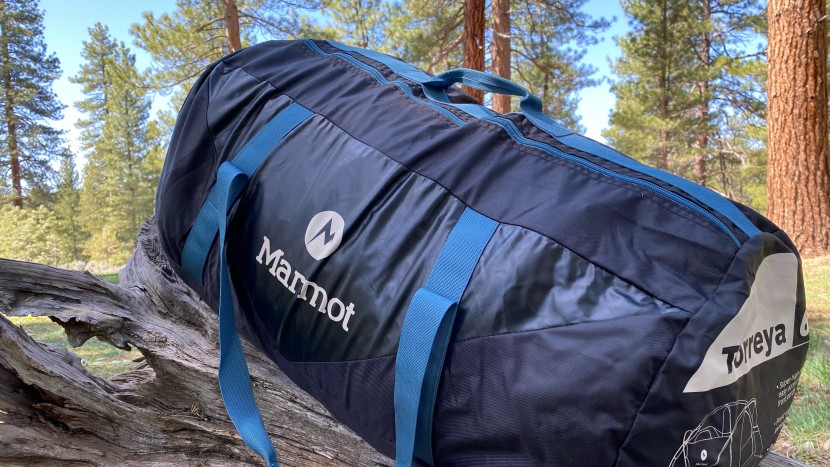 marmot torreya 6 - the torreya packs up nicely, but it&#039;s not what we would call small...