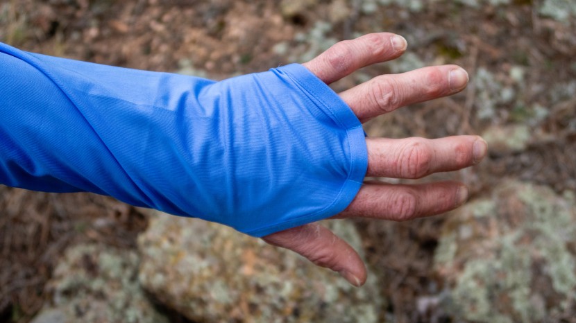 coolibar andros fishing hoodie - the hand coverage of the andros is excellent, thanks to its...