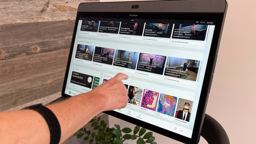 peloton tread - touchscreens, like this one on the peloton tread, are becoming more...
