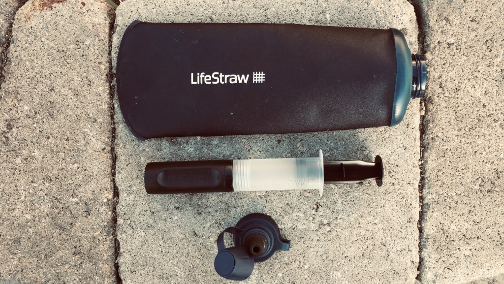 Botella plegable con filtro LifeStraw Peak Series Collapsible