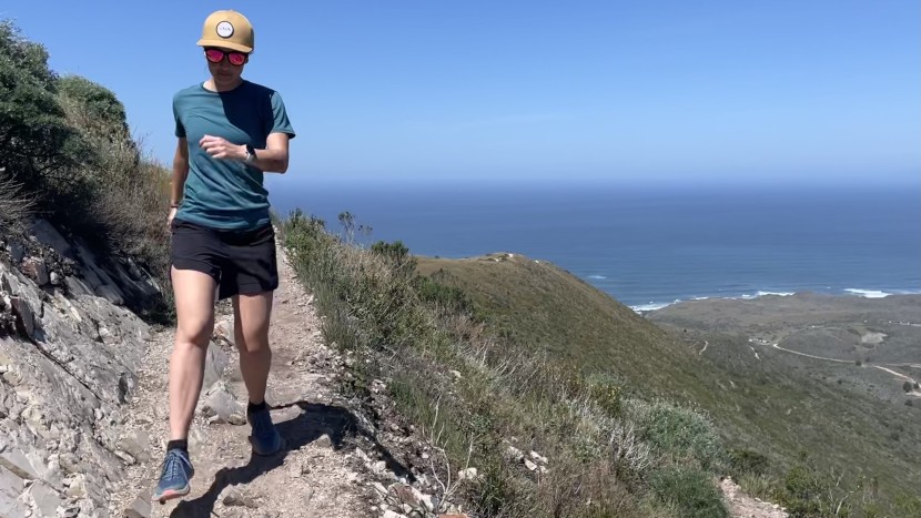 hoka torrent 2 for women - a rocky and flowy descent overlooking the pacific ocean is a dream...