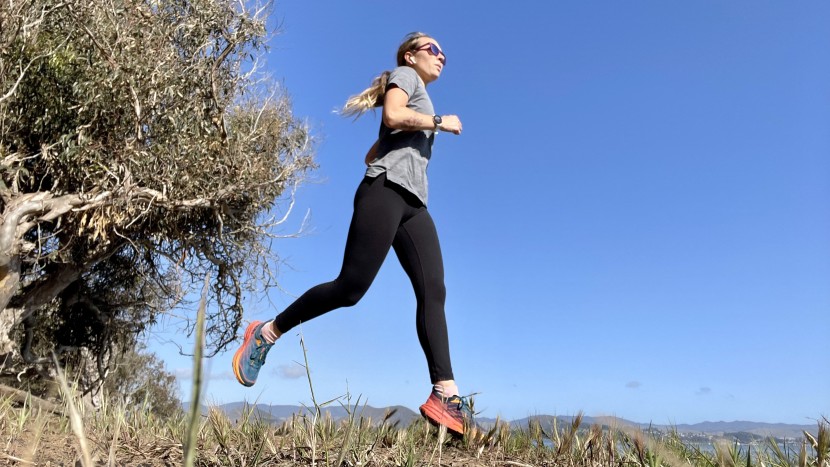 hoka speedgoat 5 for women - coastal runs were fun, but challenging in the thick-soled speedgoat.