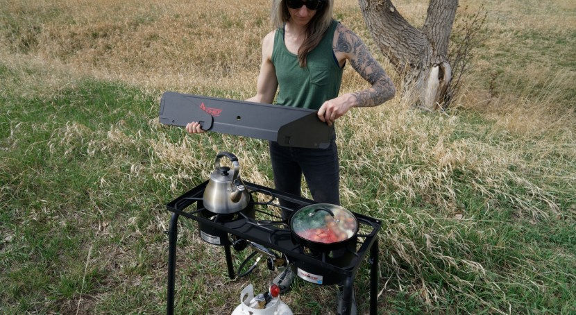 camp chef outdoorsman - without a drip pan to scrub, it is easy to keep the outdoorsman...