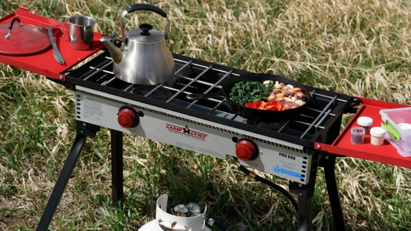 Camp Chef PRO60X Two-Burner Outdoor Stove - 60,000 BTU Powerhouse For Camp Cooking