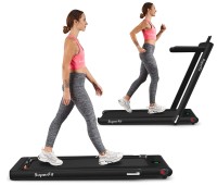goplus superfit 2 in 1 folding treadmill
