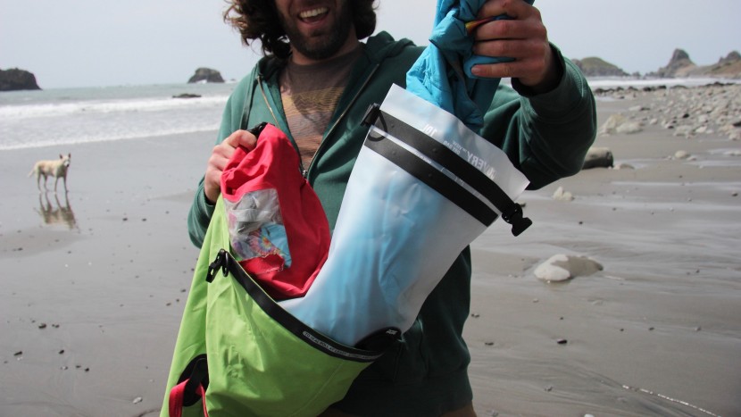 dry bags inside dry bags inside dry bags.