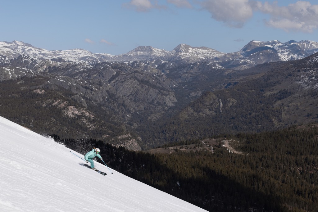 ski boots womens - slashing the last slush turns of the day down to the afternoon apres...