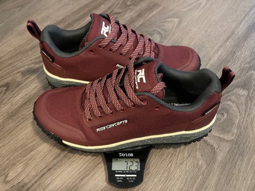 ride concepts flume women&#039;s - these burly shoes come in at 723 grams per pair for a us 8.5 women&#039;s.