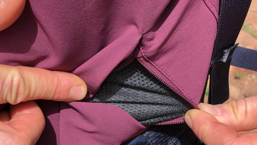 not just for stashing snacks, the mesh ventilation in these pockets...