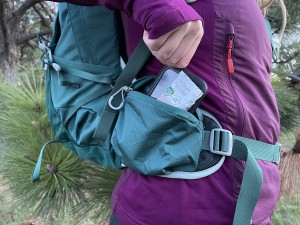 The Tempest is small, but the hipbelt pockets are mighty. They can...