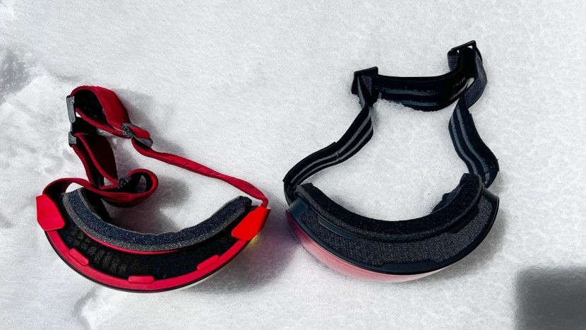 ski goggles - circumferential venting using open cell foam on the smith mag 4d...