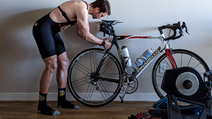 castelli competizione bib short - the open design limits heat retention up top, but the chamois still...