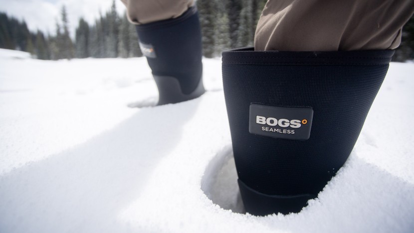 bogs workman - these boots kept our feet warm even in deep spring snow.