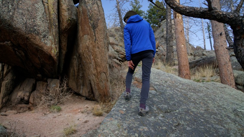 merrell moab 2 ventilator for women - the grippy vibram soles did just fine on short granite slabs.