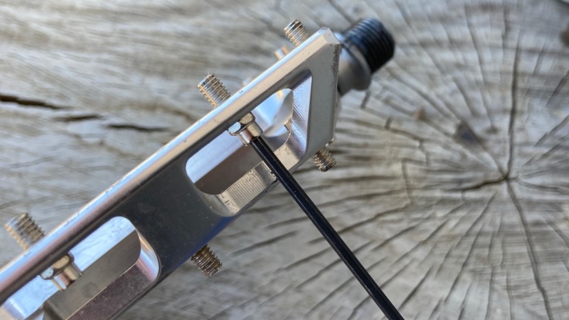 dmr vault - the pins can be flipped around to change up the grip.