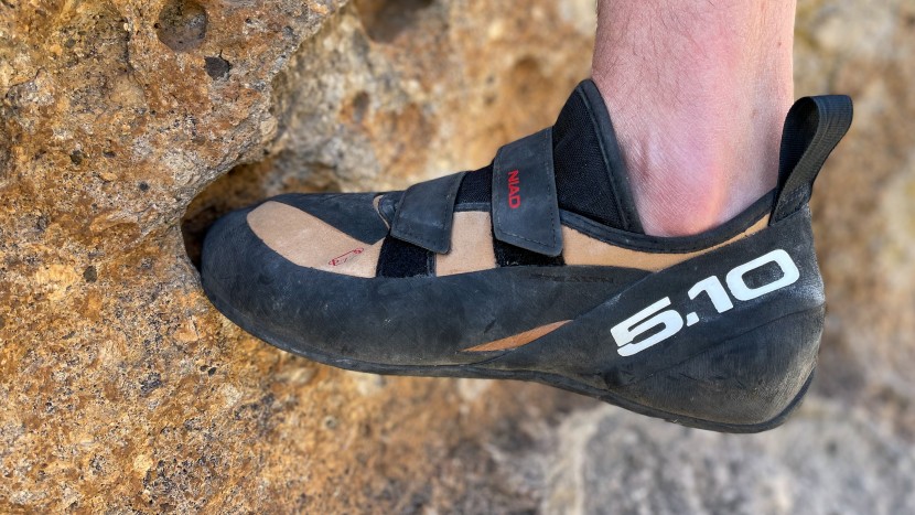 five ten niad vcs - the toe box is rather broad which can make sneaking rubber inside...