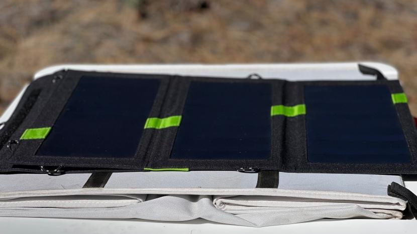 x-dragon 20w - the x-dragon lays flat and has carabiner loops to attach it to...