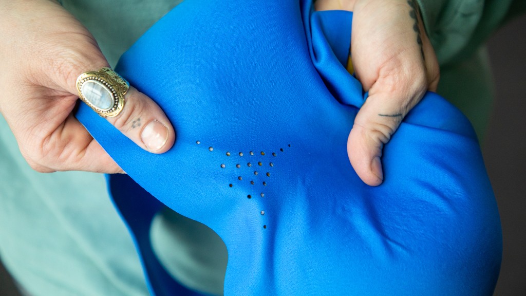 sports bra - perforated vents help improve breathability and provide better air...