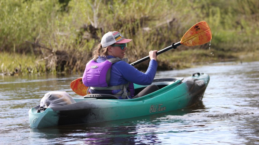 kayak - the outfitting and features in the old town vapor 10 are more basic...