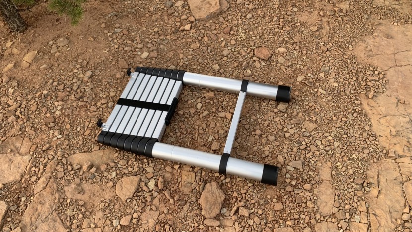 the telescoping ladder included with each roofnest model is as...