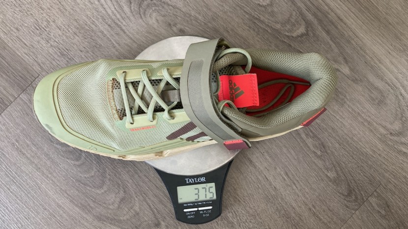 five ten trailcross clip-in women&#039;s - a us 8.5 women&#039;s weighs 375-grams per shoe.