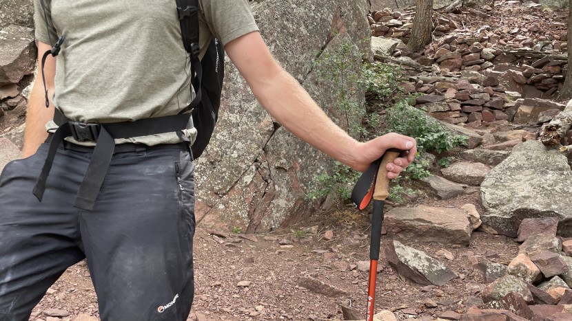 black diamond trail ergo cork - the bd trail ergo cork has a grip that is tilted forward at a slight...