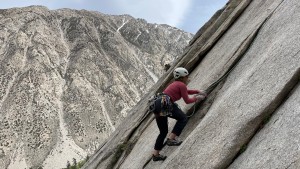 Getting high up on some granite is a great way to test the...