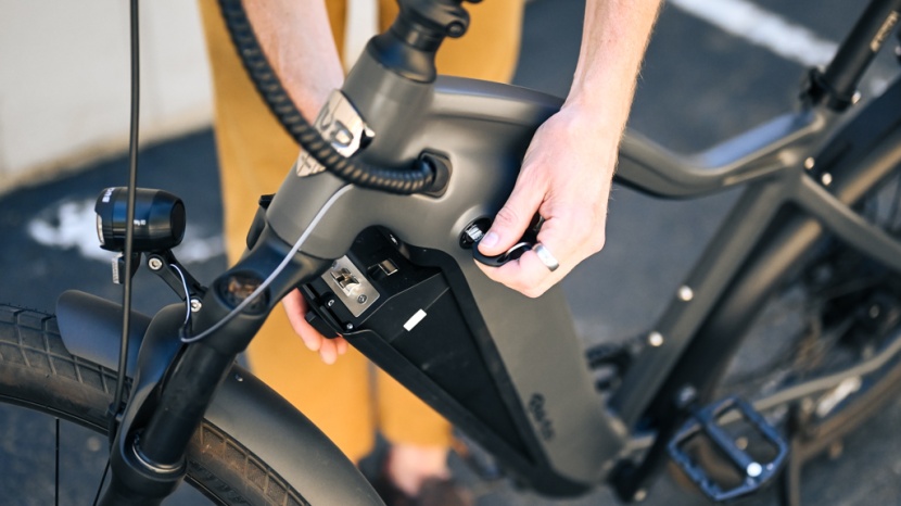 ride1up 700-series - the 720wh battery is cleanly integrated into the downtube of the...