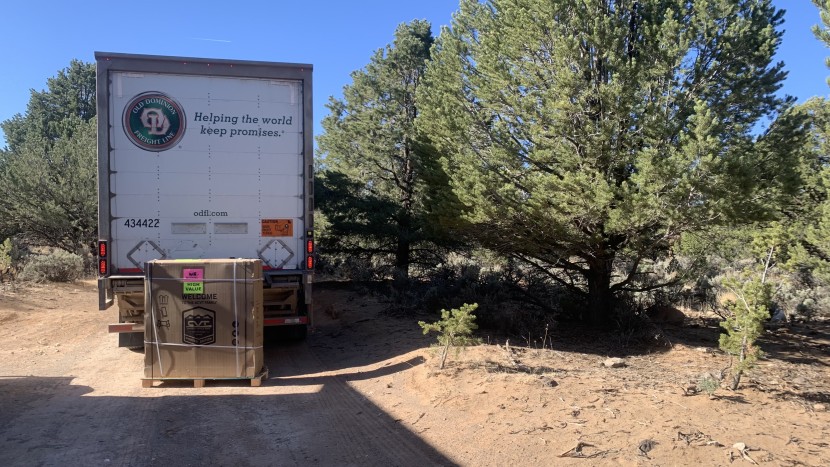 cvt pioneer series bachelor - when you order a rooftop tent, be prepared for a large freight truck...