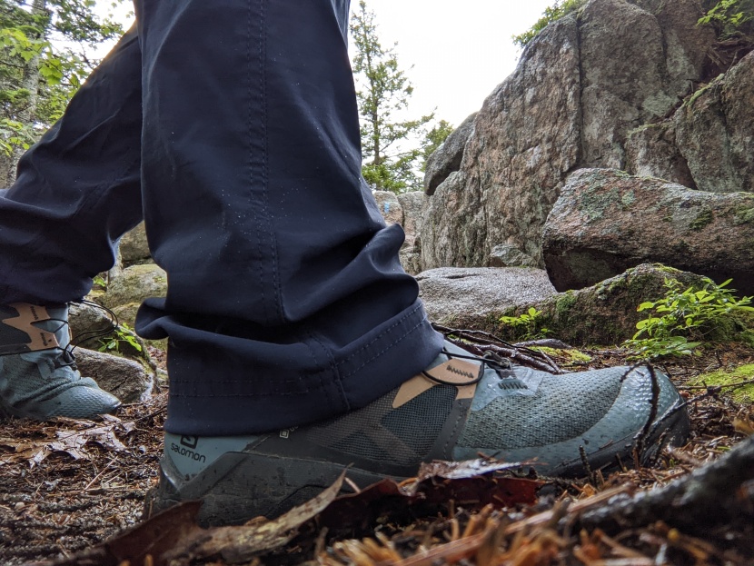 eddie bauer women&#039;s guide pro pants - the regular inseams were a little long, but fine. you can roll the...