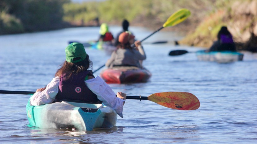 old town vapor 10 - its easy to sit back and feel stable in this kayak, thanks to its...