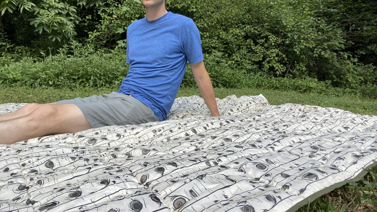 Kelty Biggie Review (The Biggie is great for those times when you need an extra large blanket.)