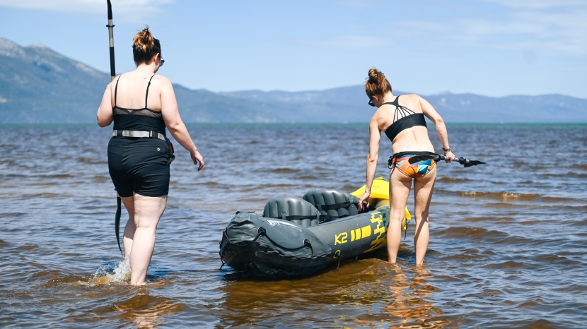 intex explorer k2 - the best thing about this boat is that it&#039;s lighter than most...