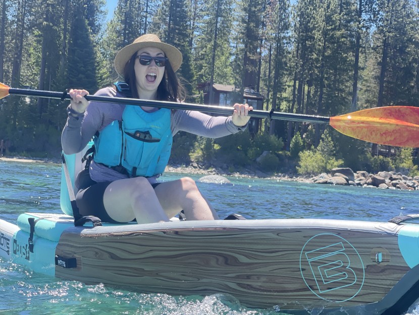 bote deus aero 11&#039; - sitting atop this convertible kayak had us feeling like we were...