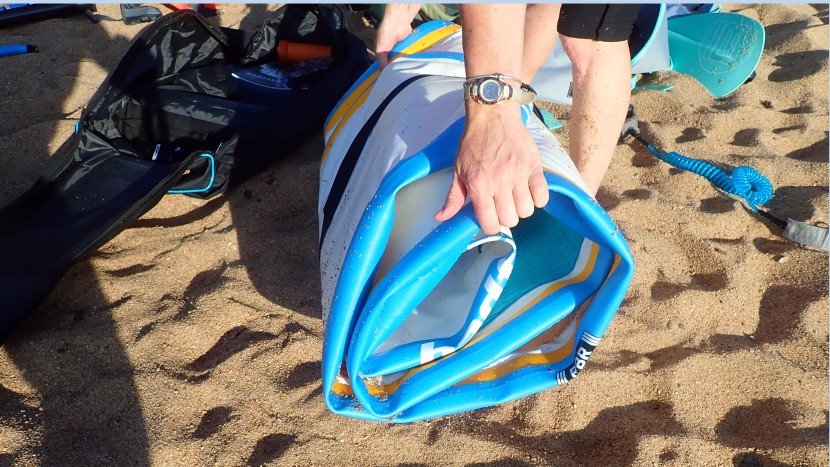 paddle board - some boards pack small enough to fit into the bag along with the...